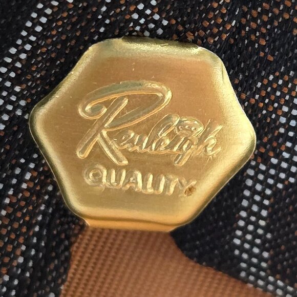 BLACH'S MENS TIE BLACK WITH GRAY PAISLEY DESIGN TRADITIONAL - Picture 5 of 6